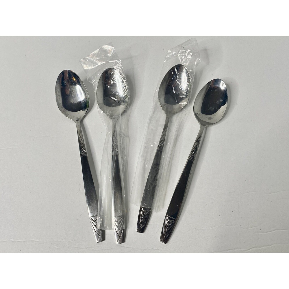 Orleans Silver ORL46 Stainless Korea Lot of 4 Spoons Replacements